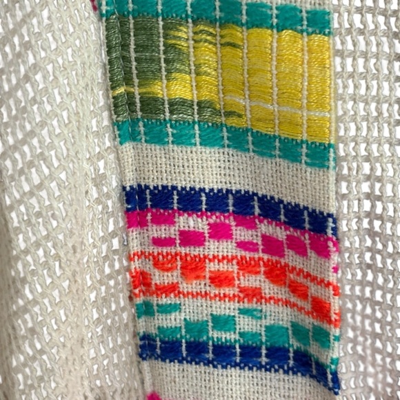 Free People Bonita Trim Crochet Kimono Embroidered - Picture 8 of 12